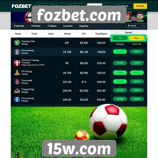 Comparativo das opções de apostas em fozbet.com